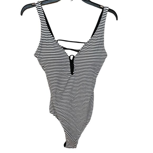 Tommy Bahama Breaker Bay One Pc Reversible Bathing Suit Sz 12 NWT - Picture 4 of 12